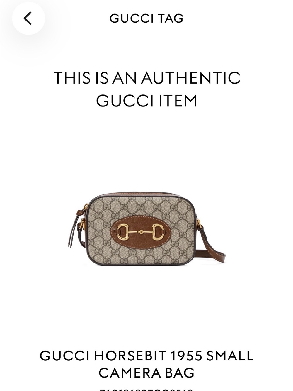 Gucci Beige GG Supreme Canvas Brown Leather Horsebit Crossbody - Picture 10 of 11